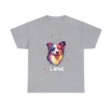 Dog T-Shirt: Border Collie Love Dog T-Shirt: Border Collie Love