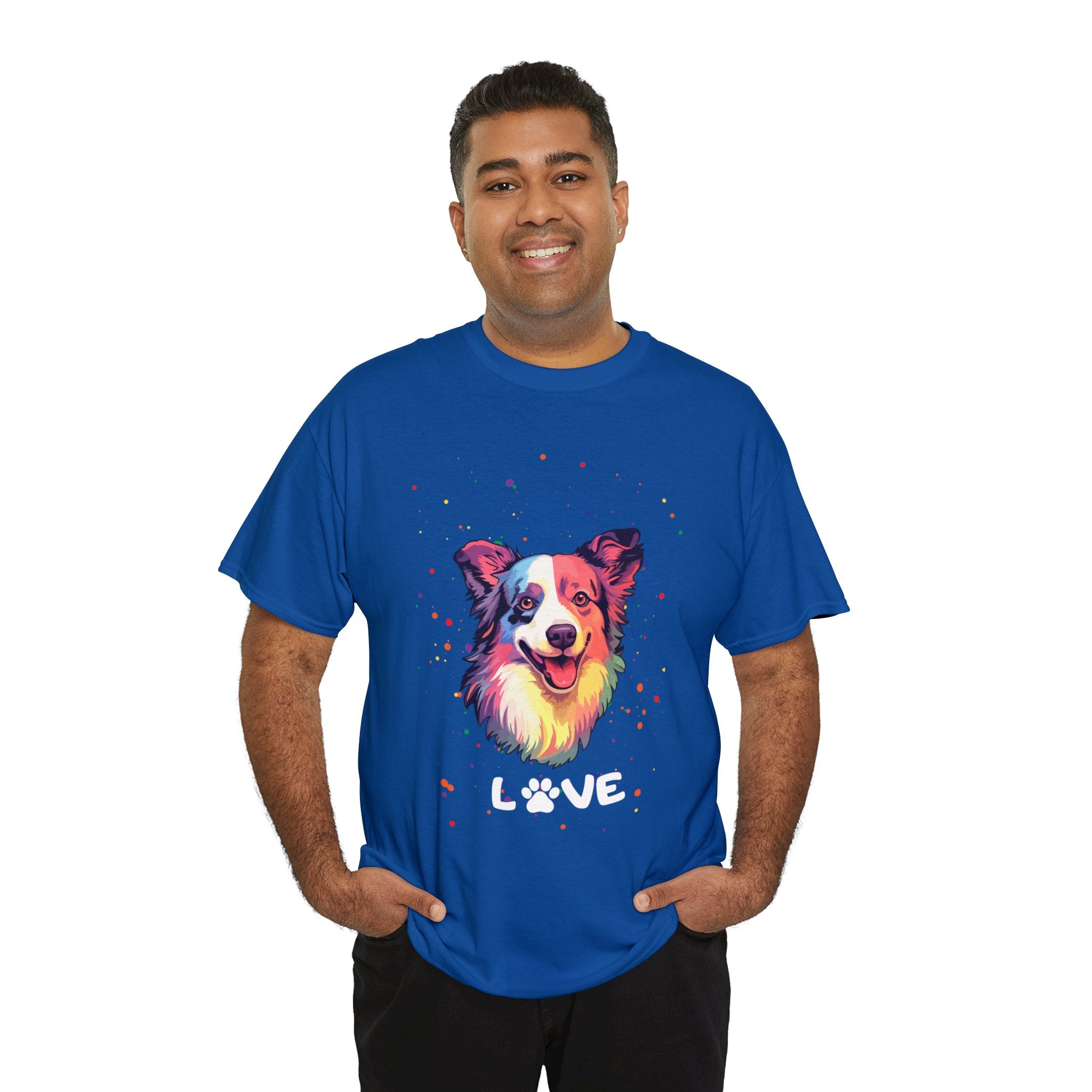 Dog T-Shirt: Border Collie Love Dog T-Shirt: Border Collie Love