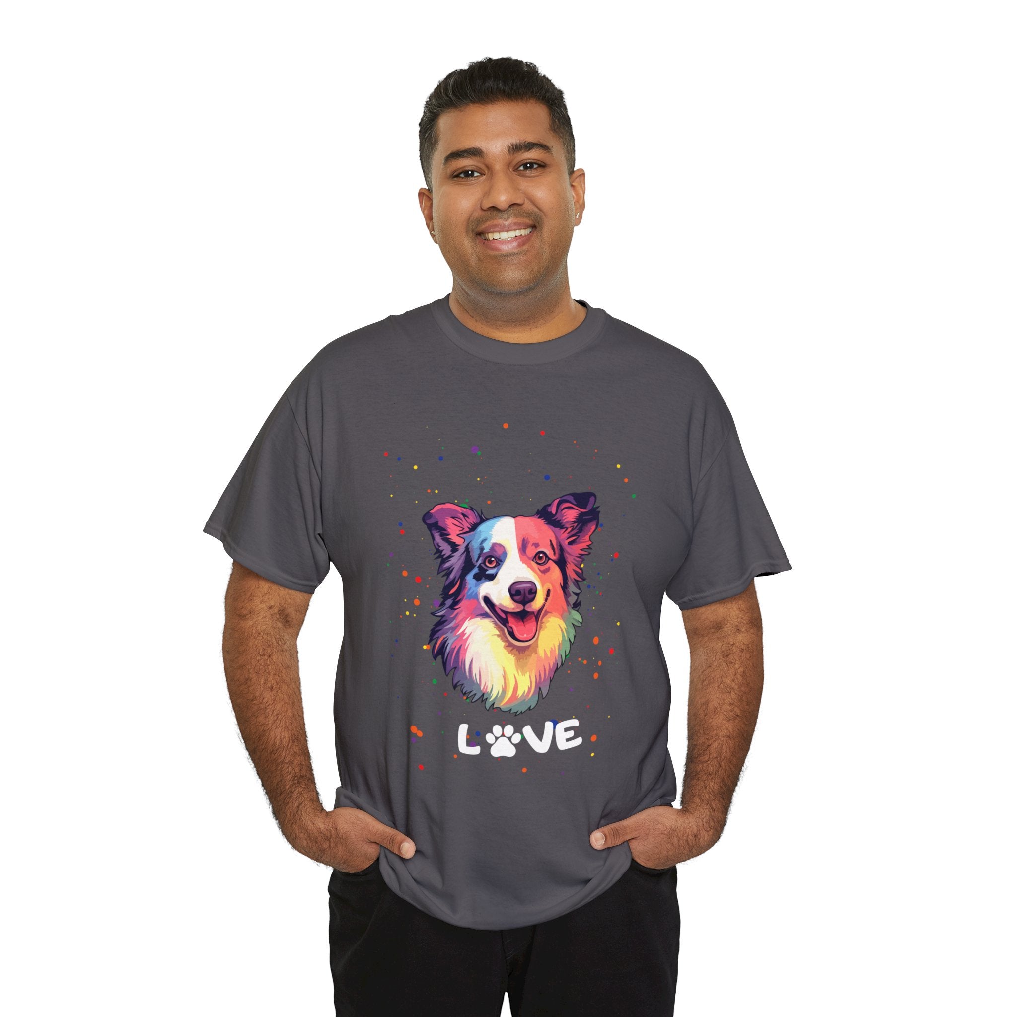 Dog T-Shirt: Border Collie Love Dog T-Shirt: Border Collie Love