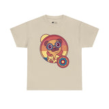 Pug T-Shirt: Hippie Pug Pug T-Shirt: Hippie Pug