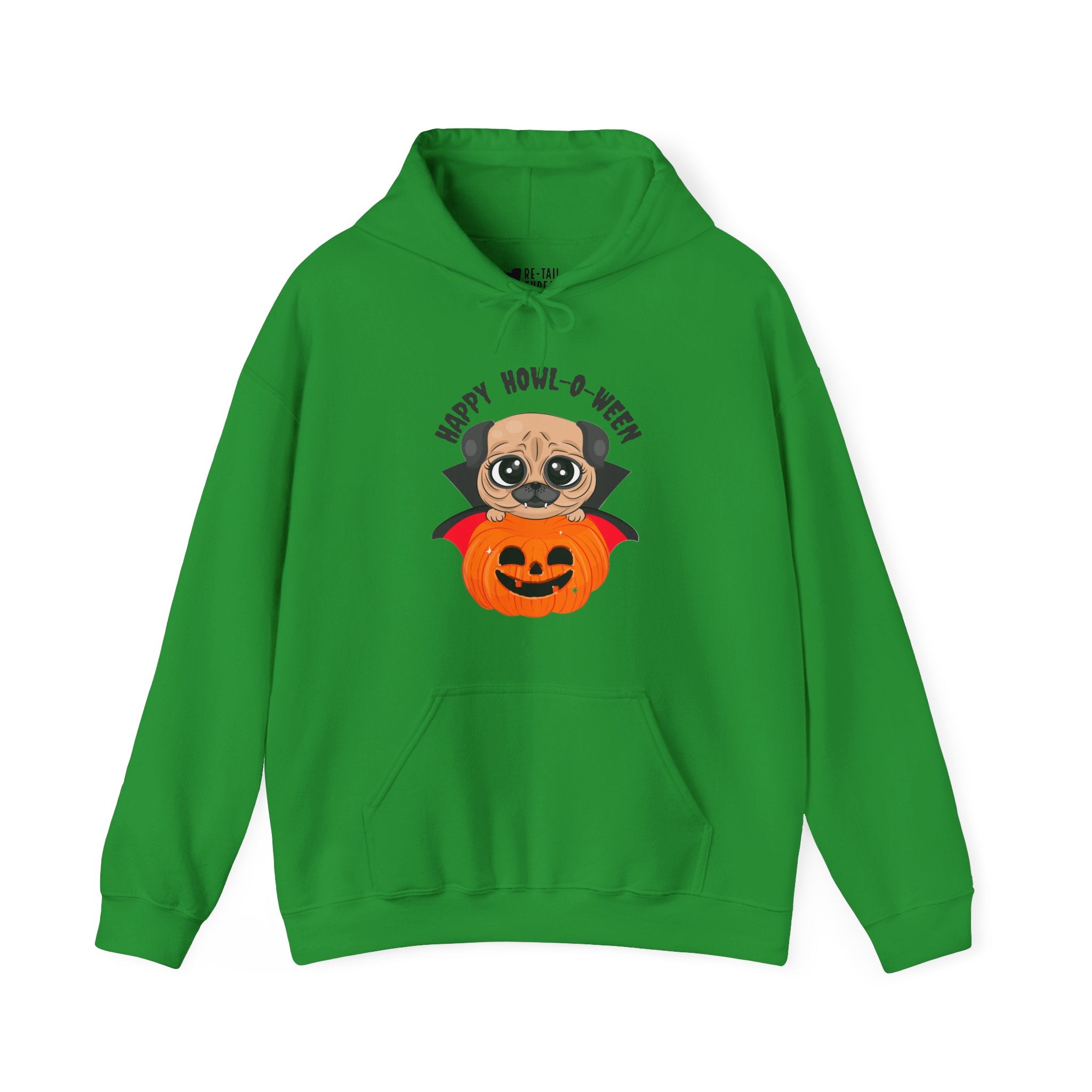 Halloween Hoodie: Pug Howl-O-Ween Halloween Hoodie: Pug Howl-O-Ween
