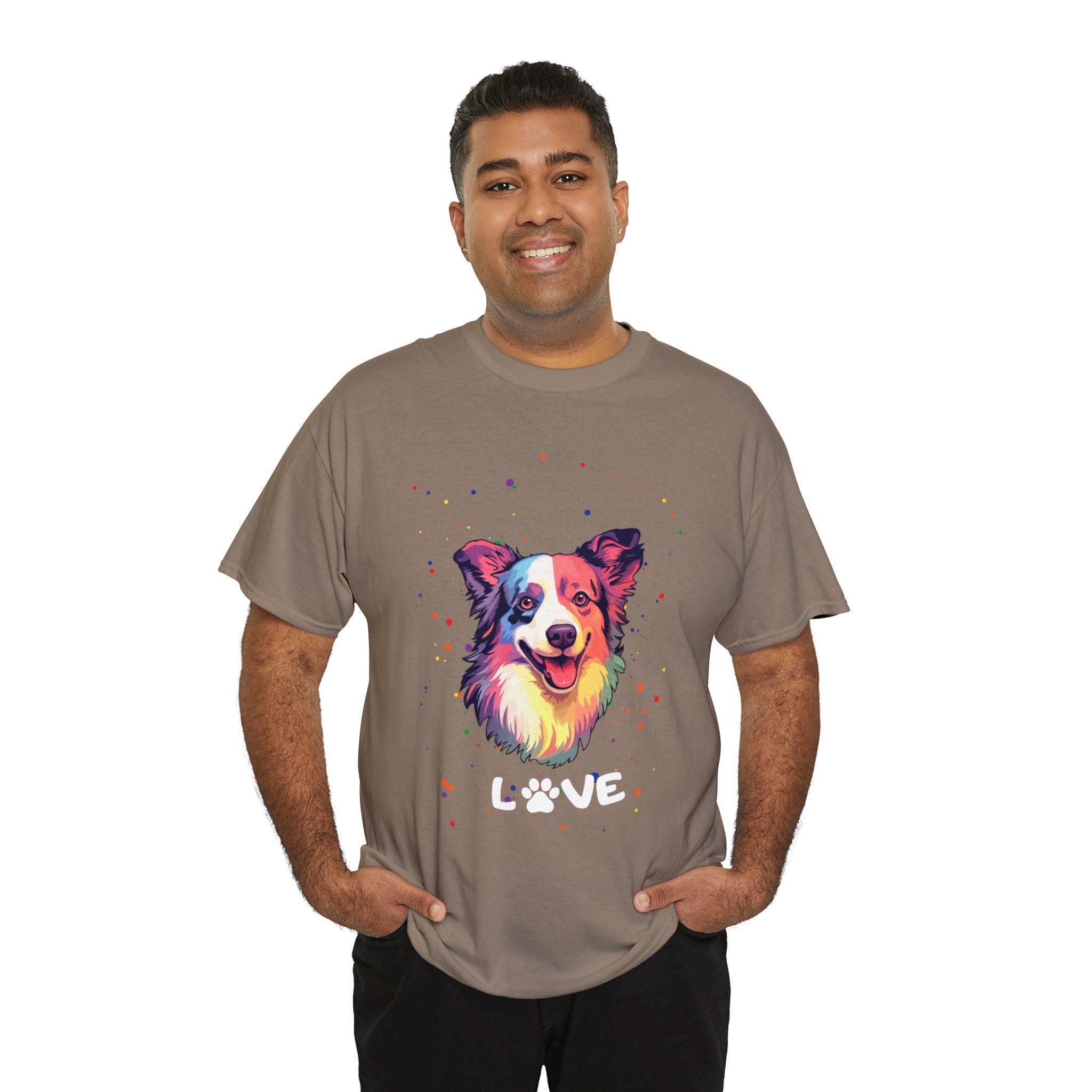 Dog T-Shirt: Border Collie Love Dog T-Shirt: Border Collie Love