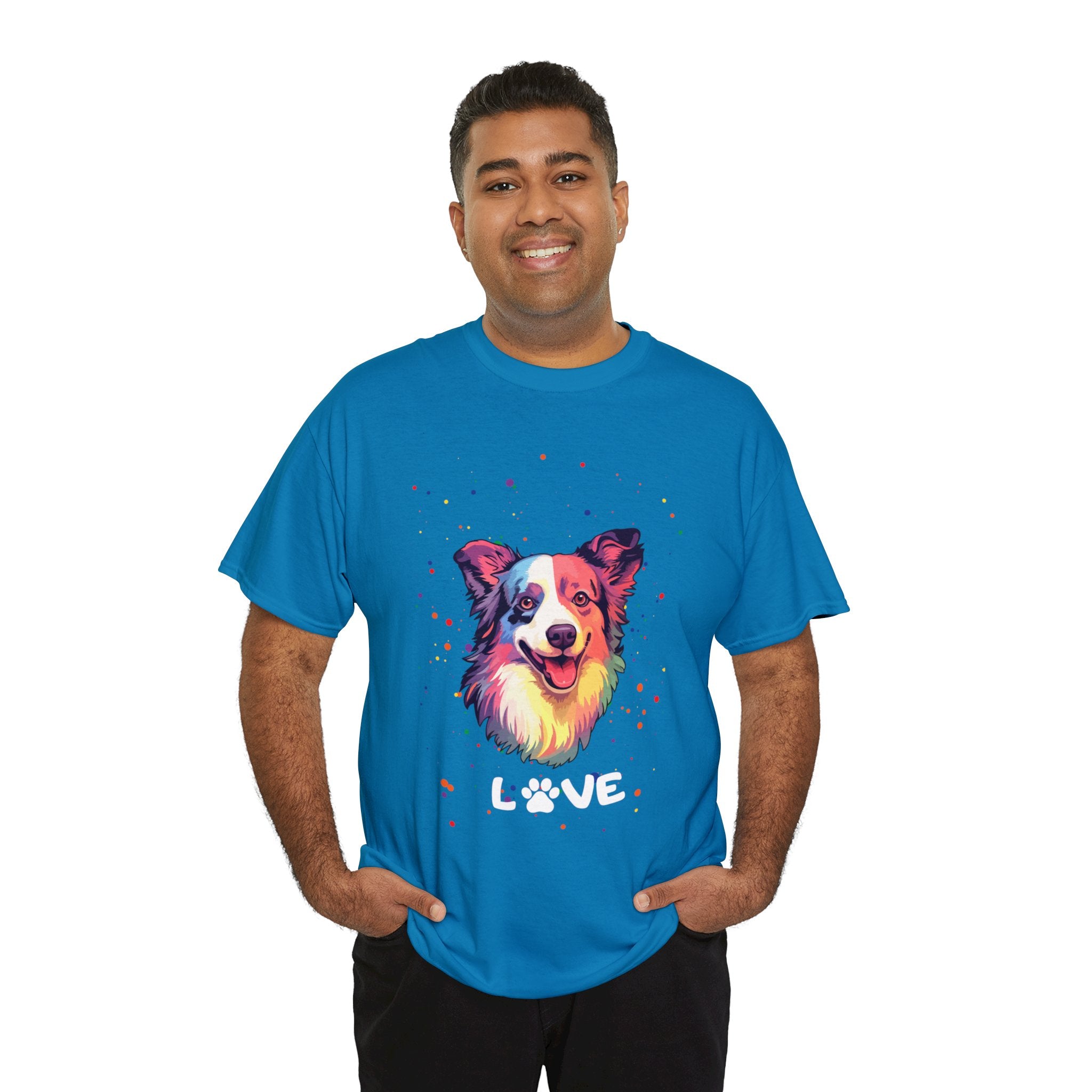 Dog T-Shirt: Border Collie Love Dog T-Shirt: Border Collie Love