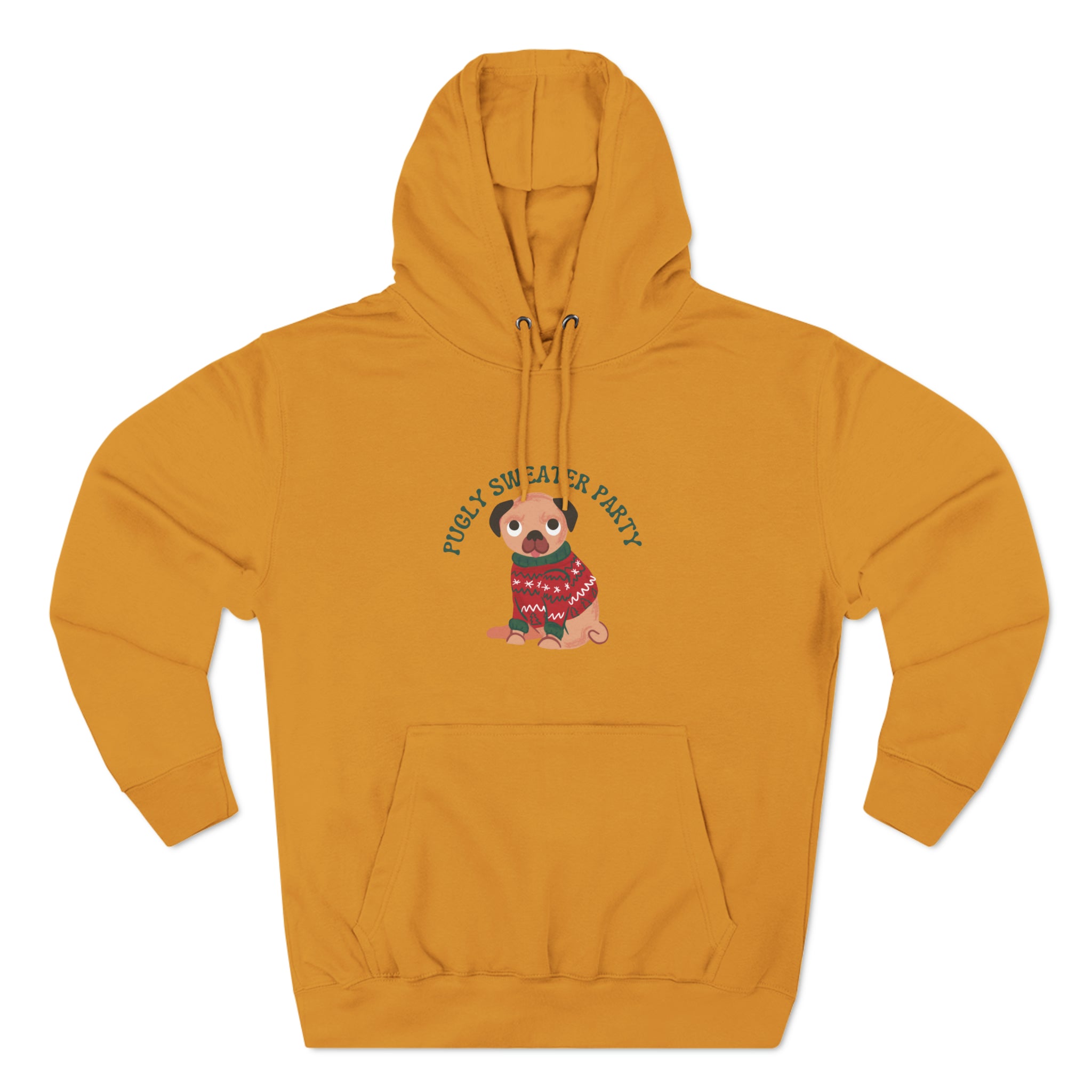 Christmas Hoodie: Pugly Sweater Party Christmas Hoodie: Pugly Sweater Party
