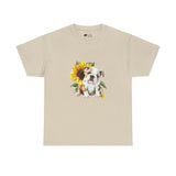 English Bulldog T-Shirt: English Bulldog Sunflower English Bulldog T-Shirt: English Bulldog Sunflower