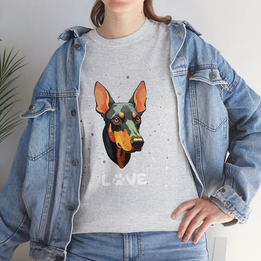Dog T-Shirt: Doberman Love