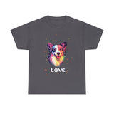 Dog T-Shirt: Border Collie Love Dog T-Shirt: Border Collie Love