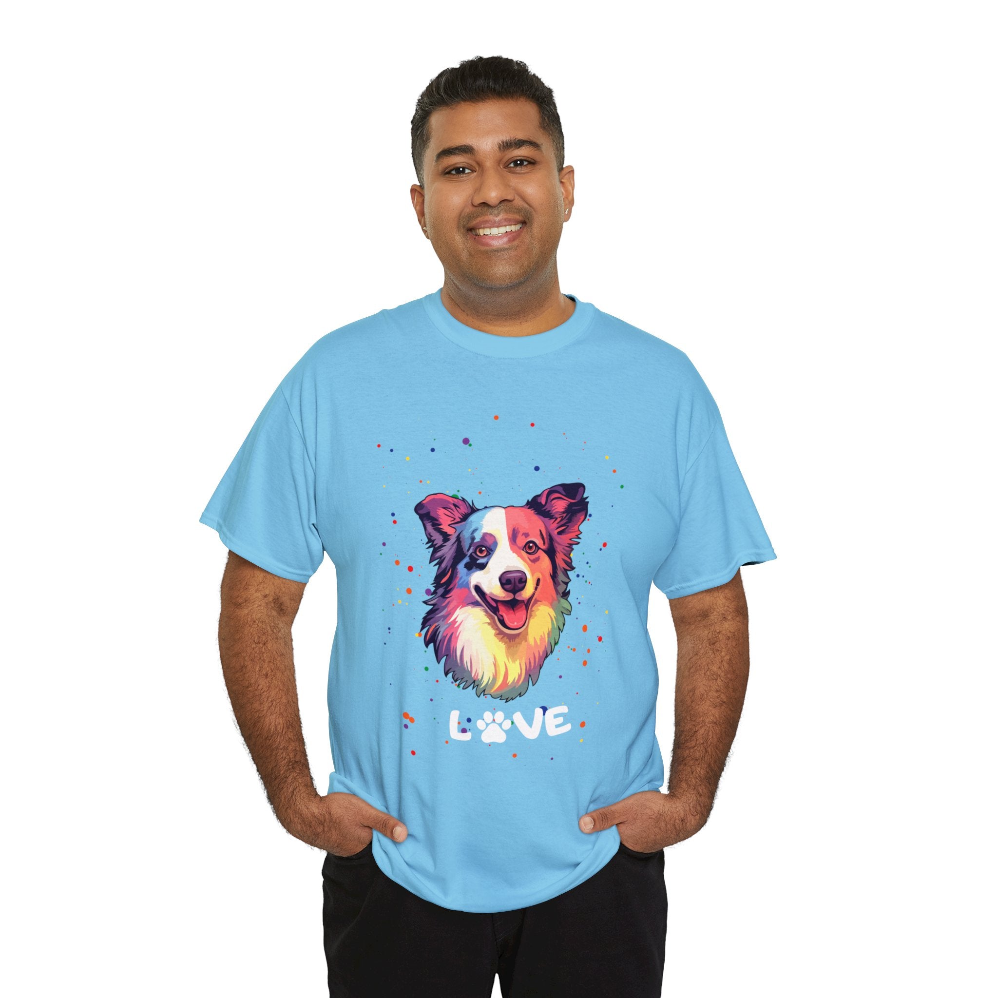Dog T-Shirt: Border Collie Love Dog T-Shirt: Border Collie Love