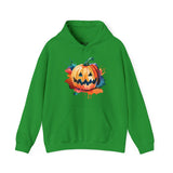 Halloween Hoodie: Watercolor Pumpkin Halloween Hoodie: Watercolor Pumpkin