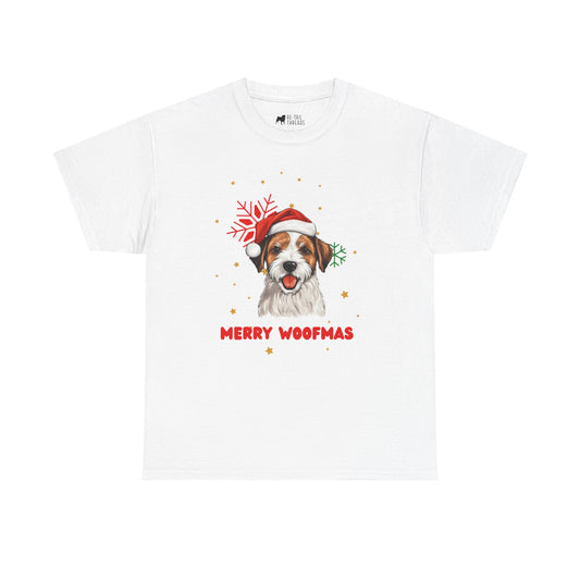 Christmas T-Shirt: Santa Hat Jack Russell Terrier