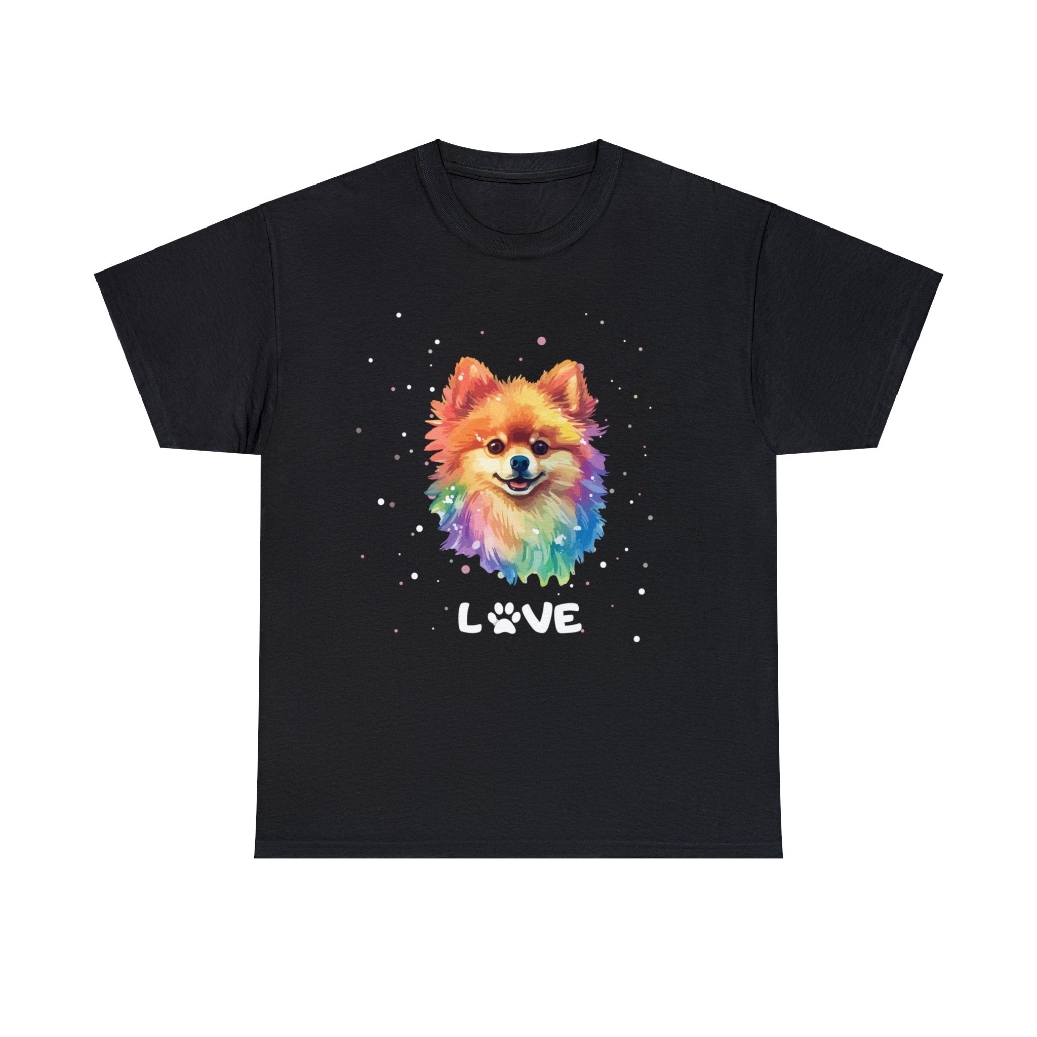 Dog T-Shirt: Pomeranian Love Dog T-Shirt: Pomeranian Love