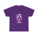 Dog T-Shirt: English Bulldog Love #2 Dog T-Shirt: English Bulldog Love #2