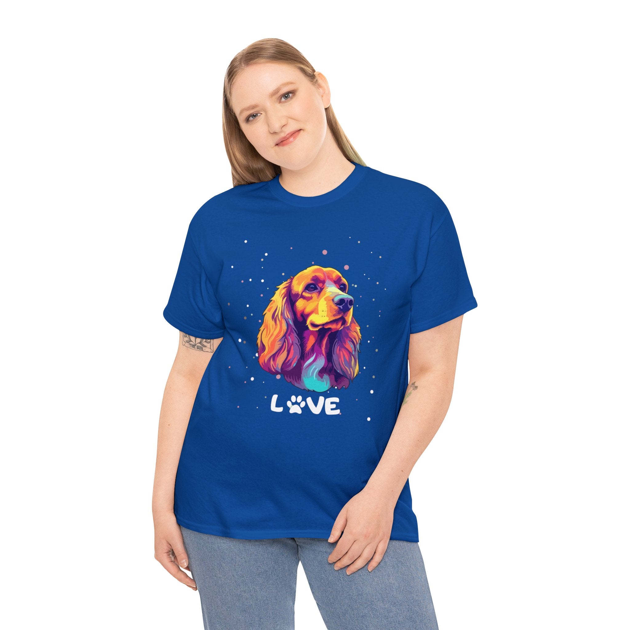 Dog T-Shirt: English Cocker Spaniel Love Dog T-Shirt: English Cocker Spaniel Love