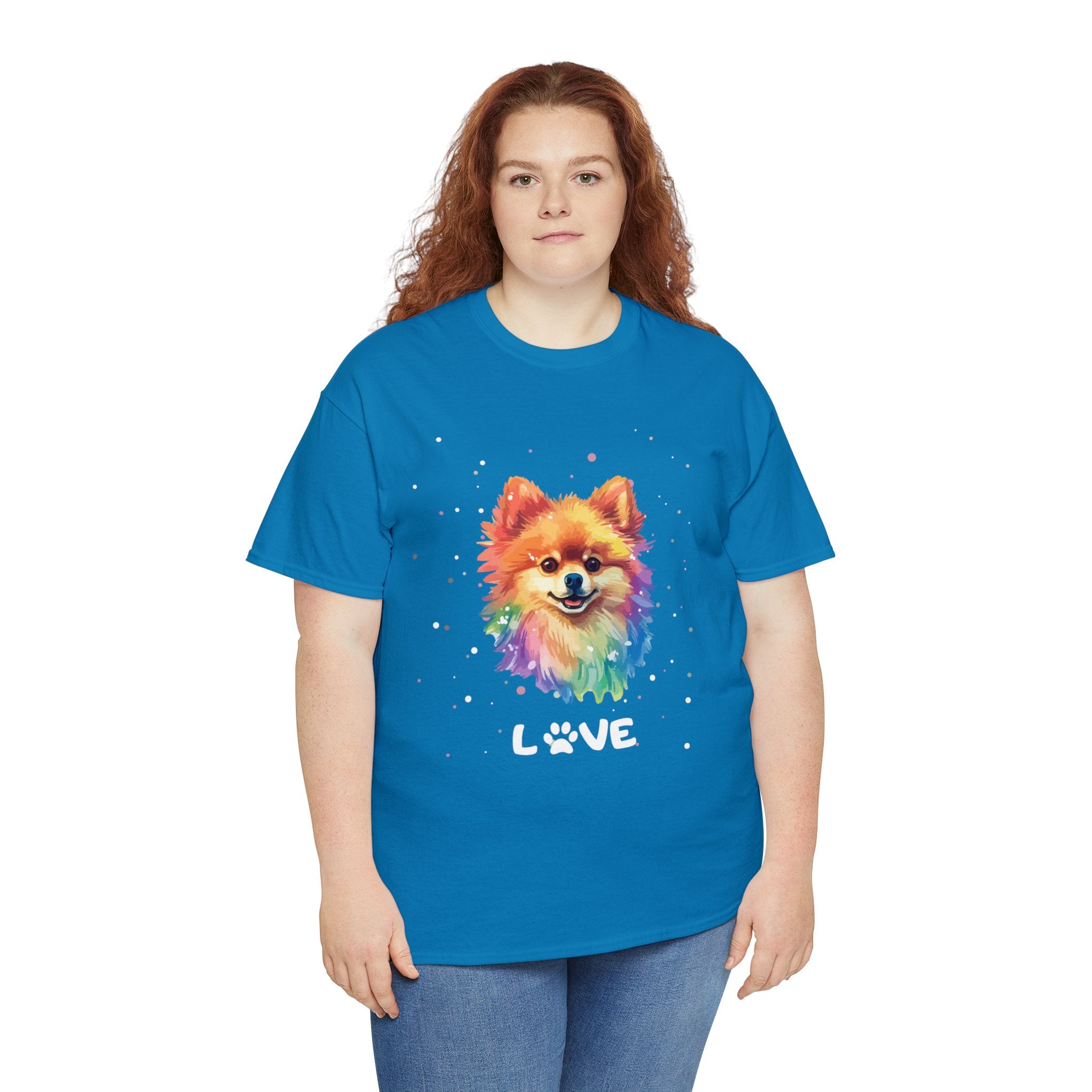 Dog T-Shirt: Pomeranian Love Dog T-Shirt: Pomeranian Love