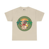 Pug T-Shirt: Pug & Palm Trees Pug T-Shirt: Pug & Palm Trees