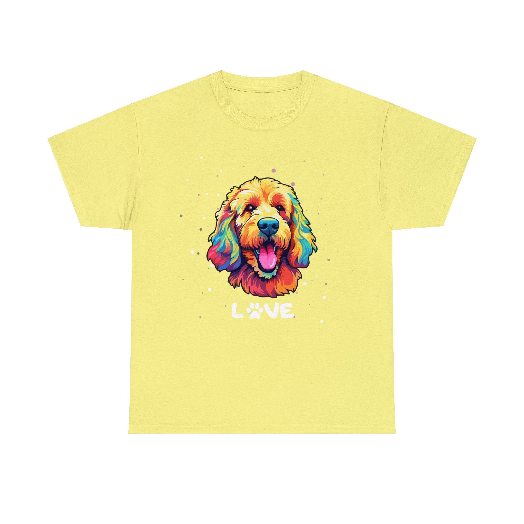 Dog T-Shirt: Goldendoodle Love #2 Dog T-Shirt: Goldendoodle Love #2