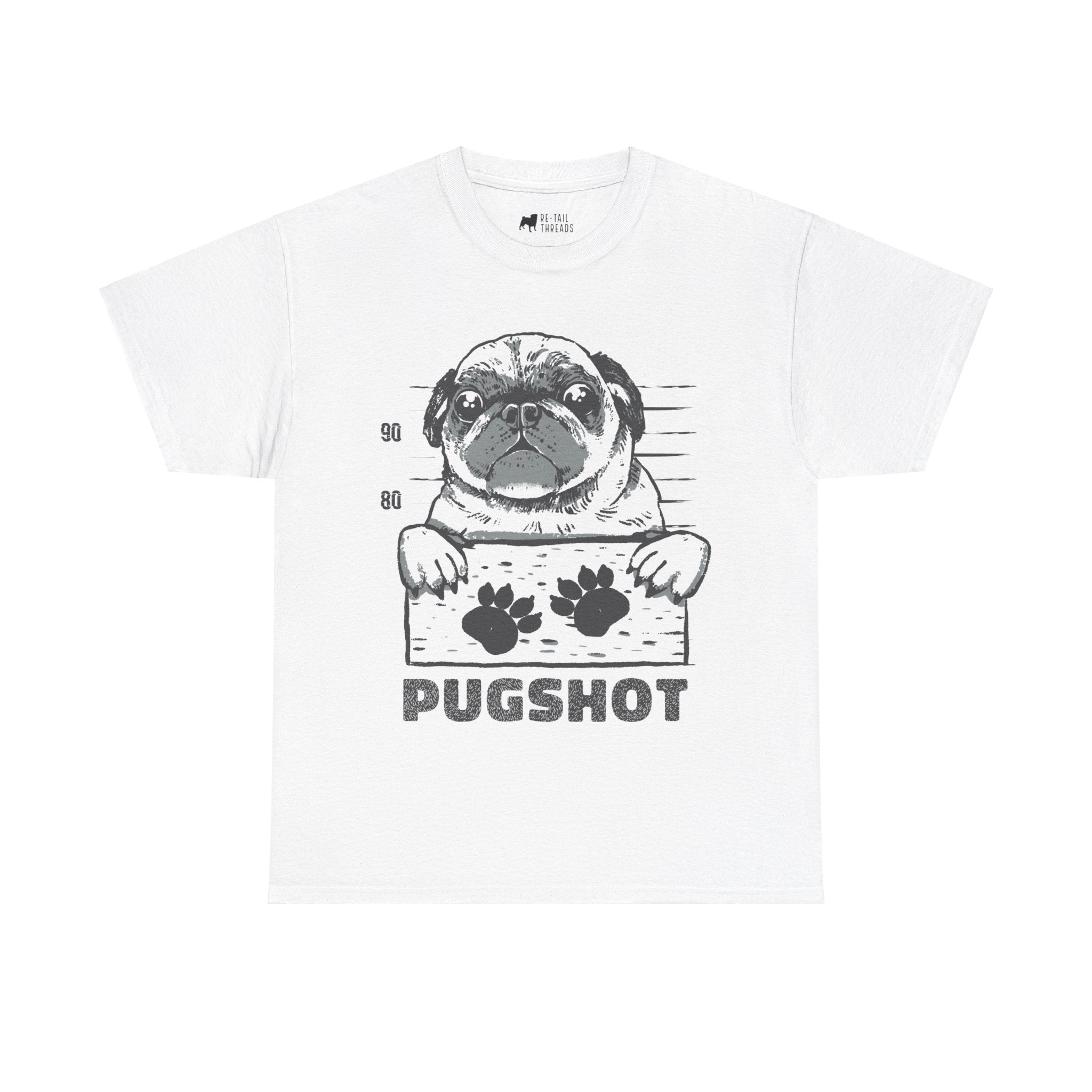 Pug T-Shirt: Pugshot Pug T-Shirt: Pugshot