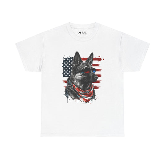 4th of July T-Shirt: German Shepard