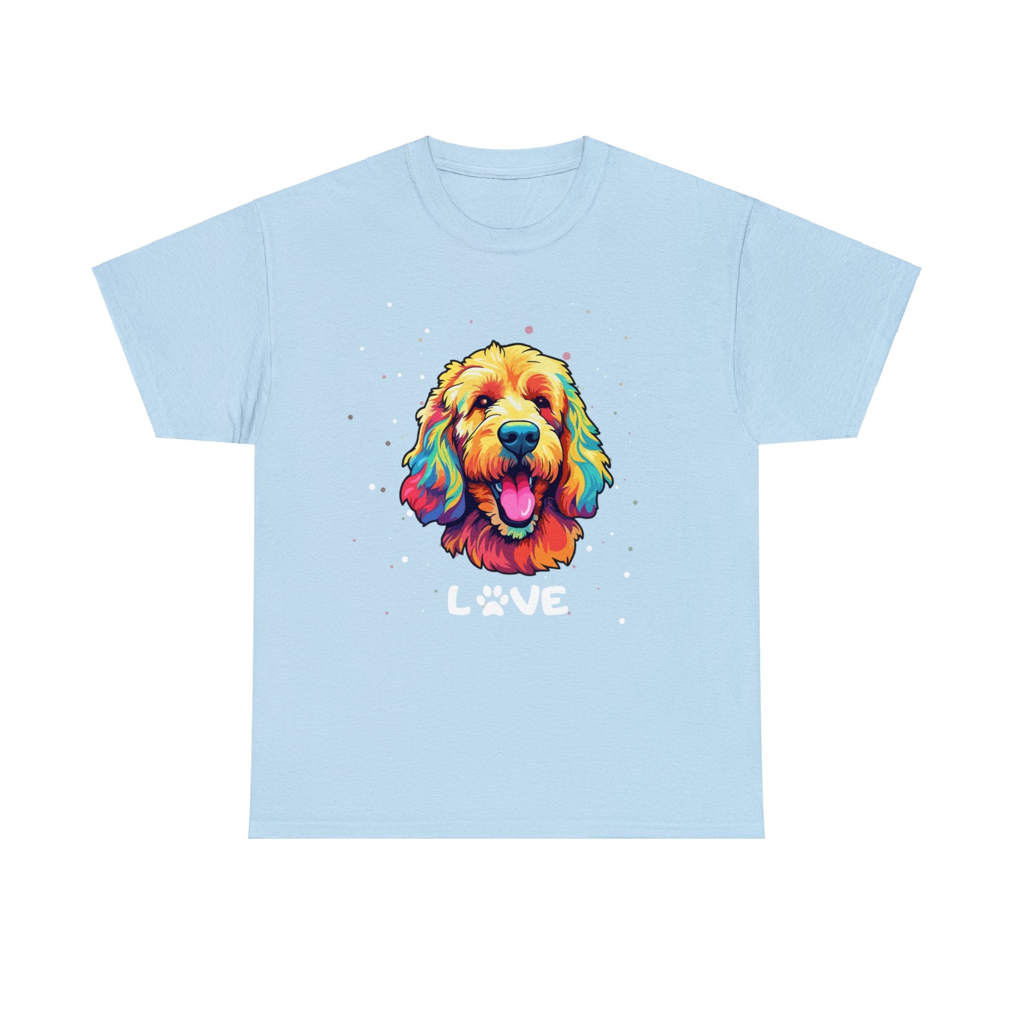 Dog T-Shirt: Goldendoodle Love #2 Dog T-Shirt: Goldendoodle Love #2