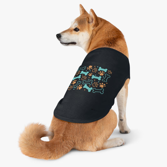 Pet Tank Top: Paws and Bones
