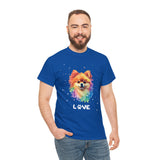 Dog T-Shirt: Pomeranian Love Dog T-Shirt: Pomeranian Love