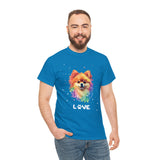 Dog T-Shirt: Pomeranian Love Dog T-Shirt: Pomeranian Love