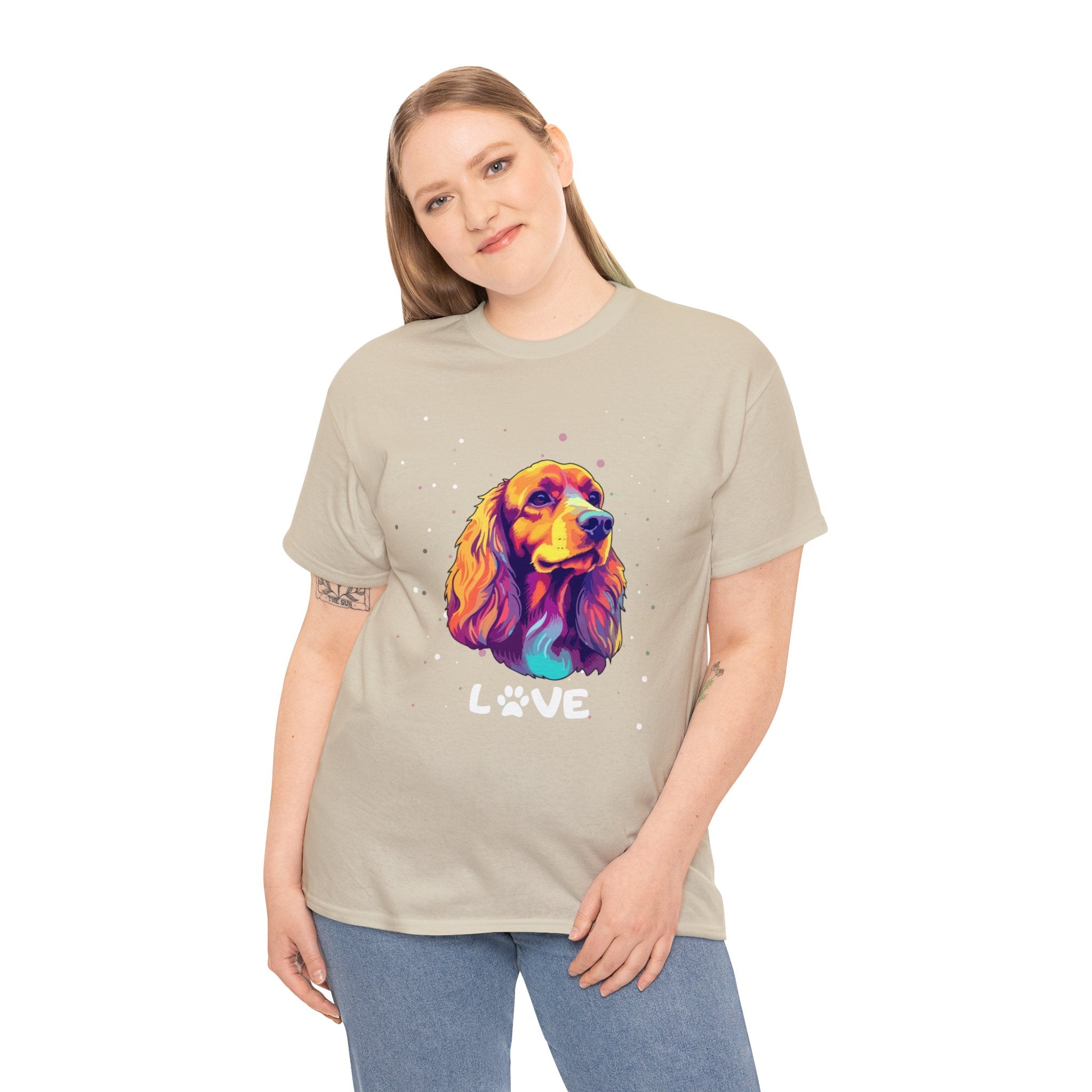 Dog T-Shirt: English Cocker Spaniel Love Dog T-Shirt: English Cocker Spaniel Love