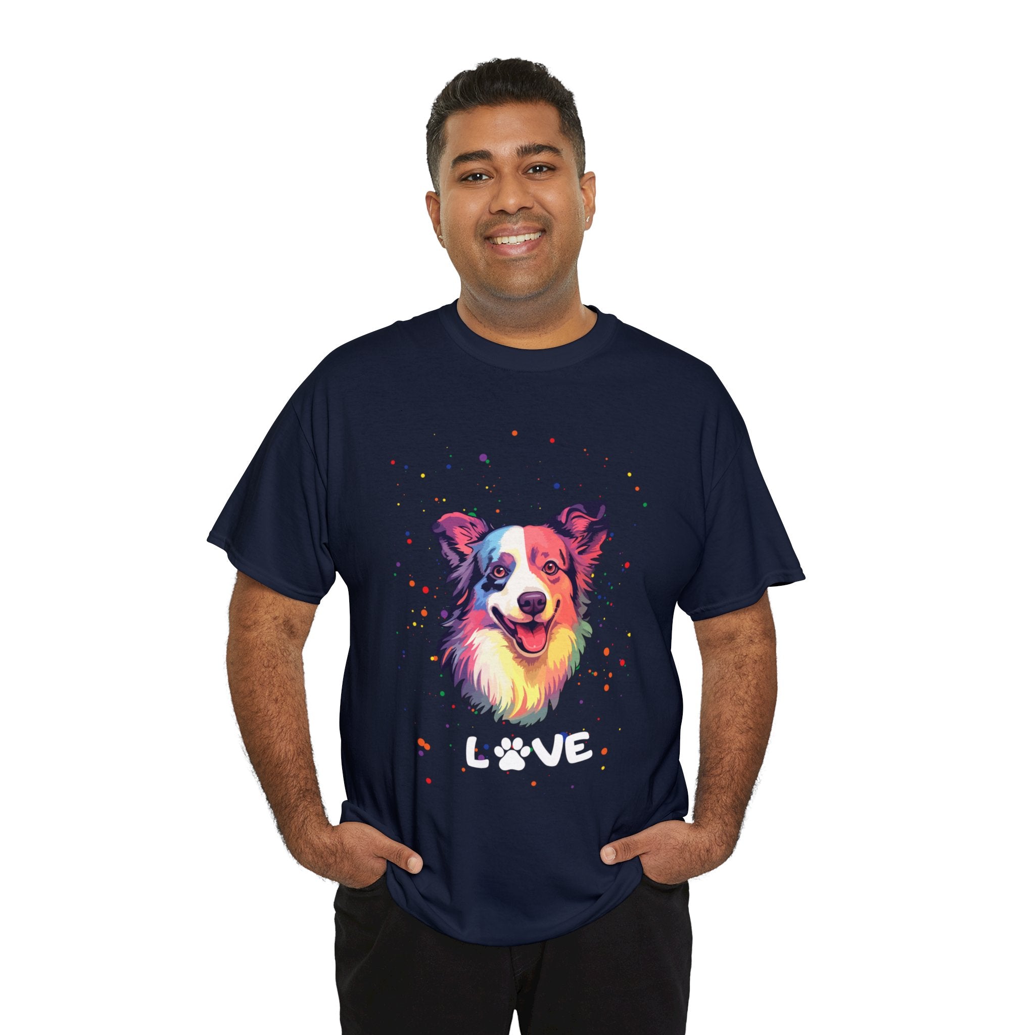 Dog T-Shirt: Border Collie Love Dog T-Shirt: Border Collie Love