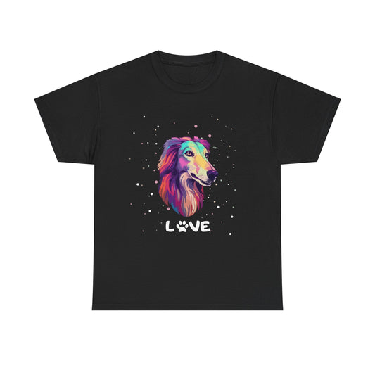 Dog T-Shirt: Borzoi Love