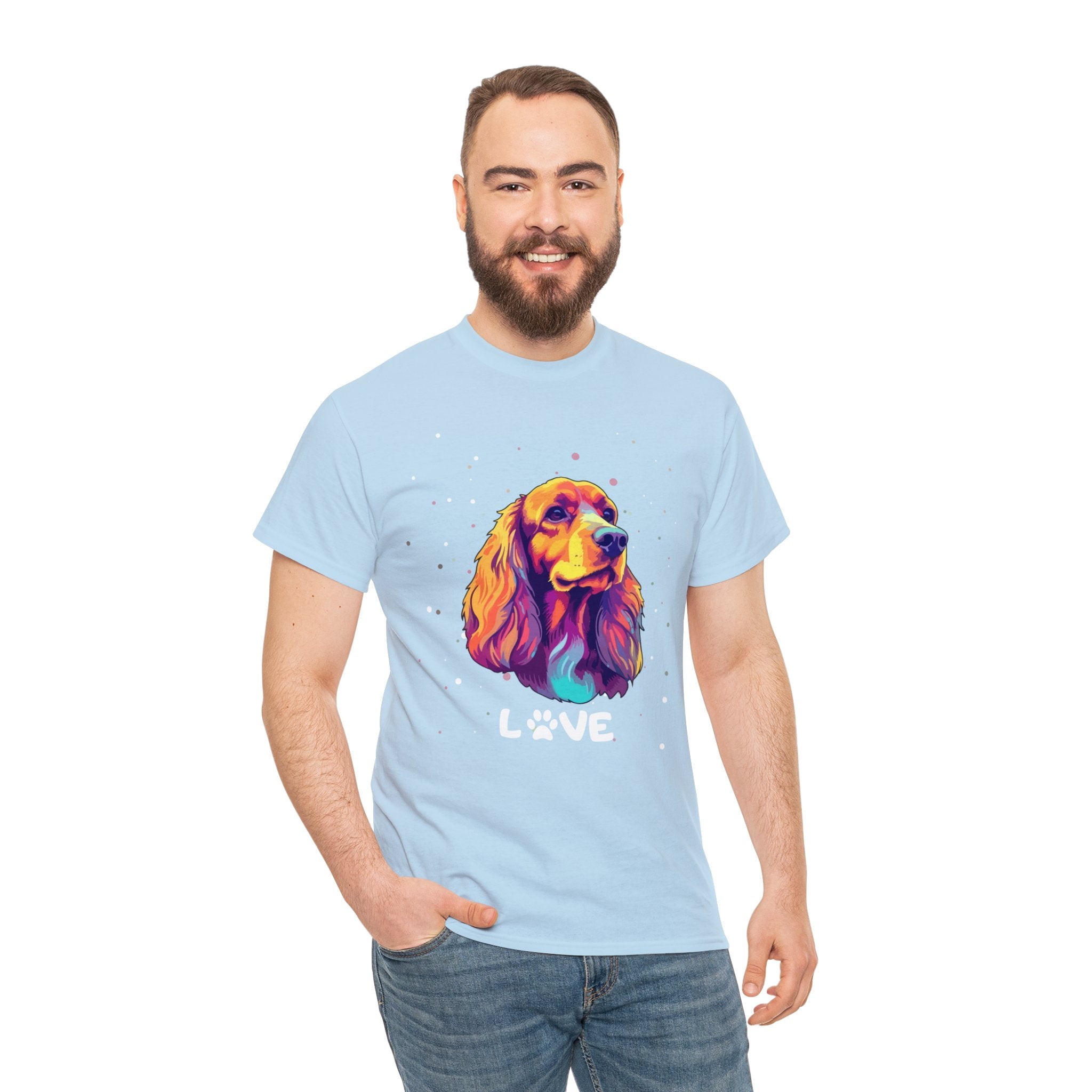 Dog T-Shirt: English Cocker Spaniel Love Dog T-Shirt: English Cocker Spaniel Love
