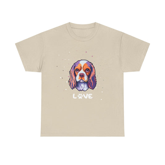 Dog T-Shirt: Cavalier King Charles Spaniel Love