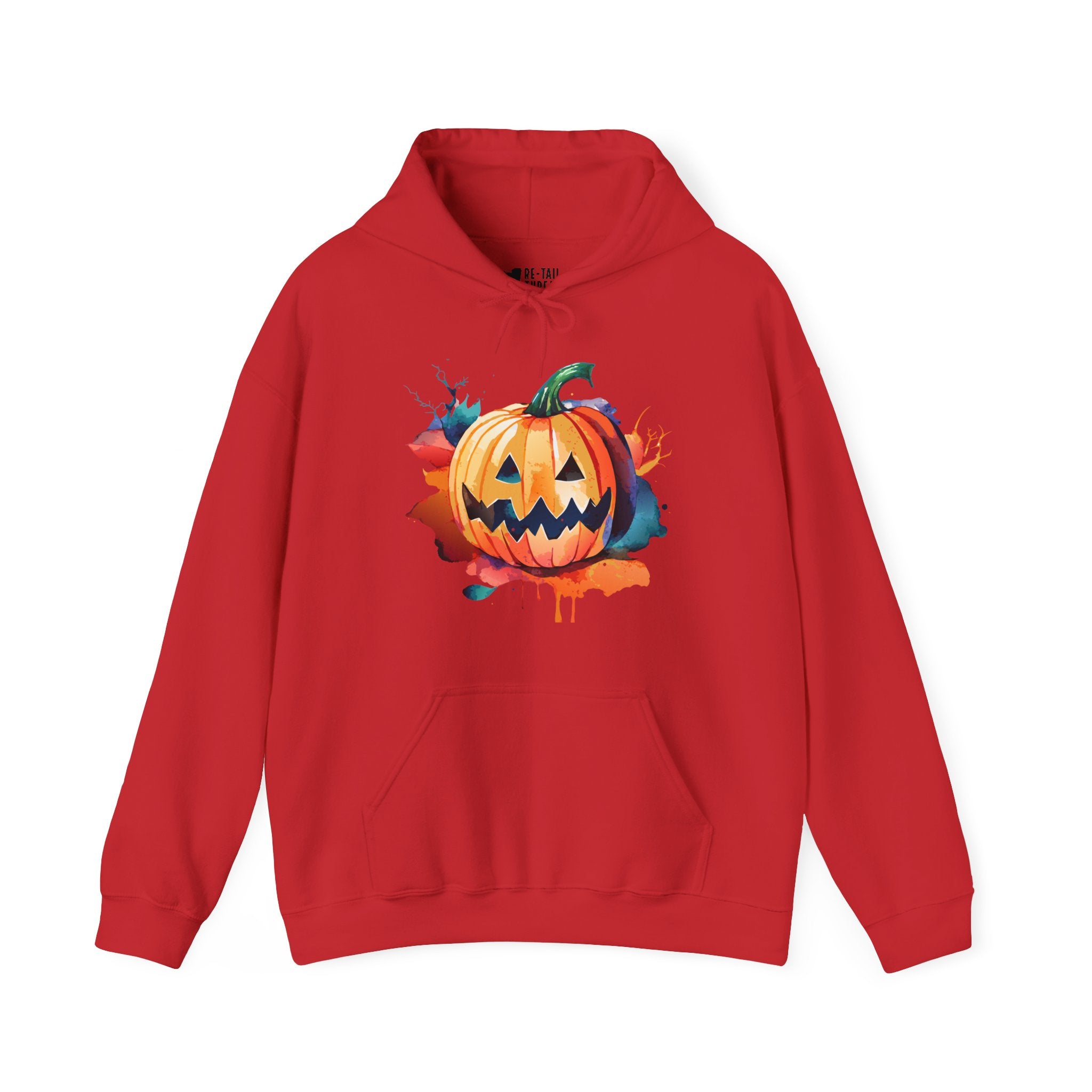 Halloween Hoodie: Watercolor Pumpkin Halloween Hoodie: Watercolor Pumpkin