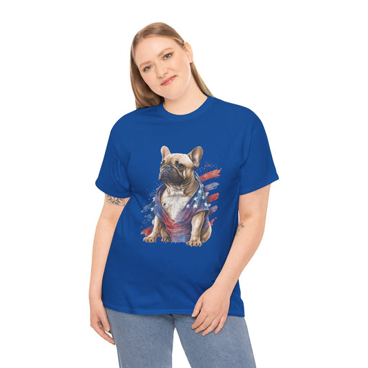 4th of July T-Shirt: Patriotic Frenchie