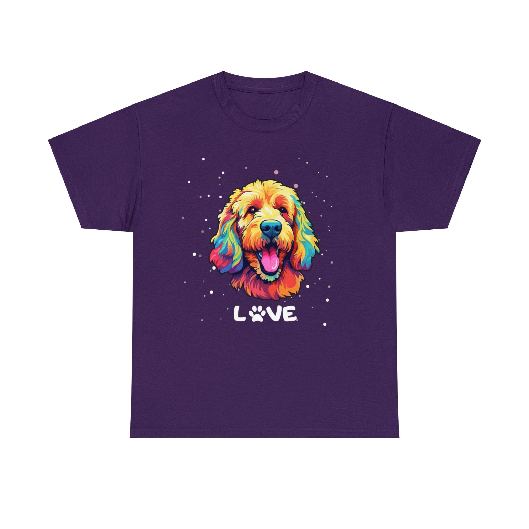 Dog T-Shirt: Goldendoodle Love #2 Dog T-Shirt: Goldendoodle Love #2