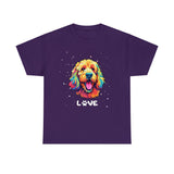 Dog T-Shirt: Goldendoodle Love #2 Dog T-Shirt: Goldendoodle Love #2