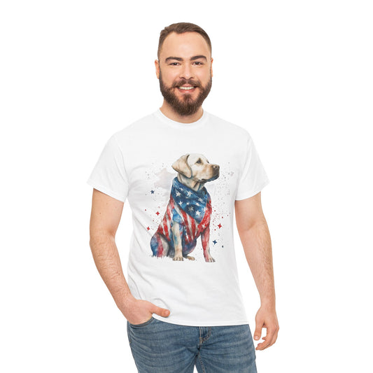 4th of July T-Shirt: Labrador Retriever