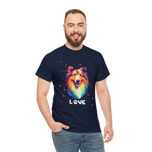 Dog T-Shirt: Shetland Sheepdog Love