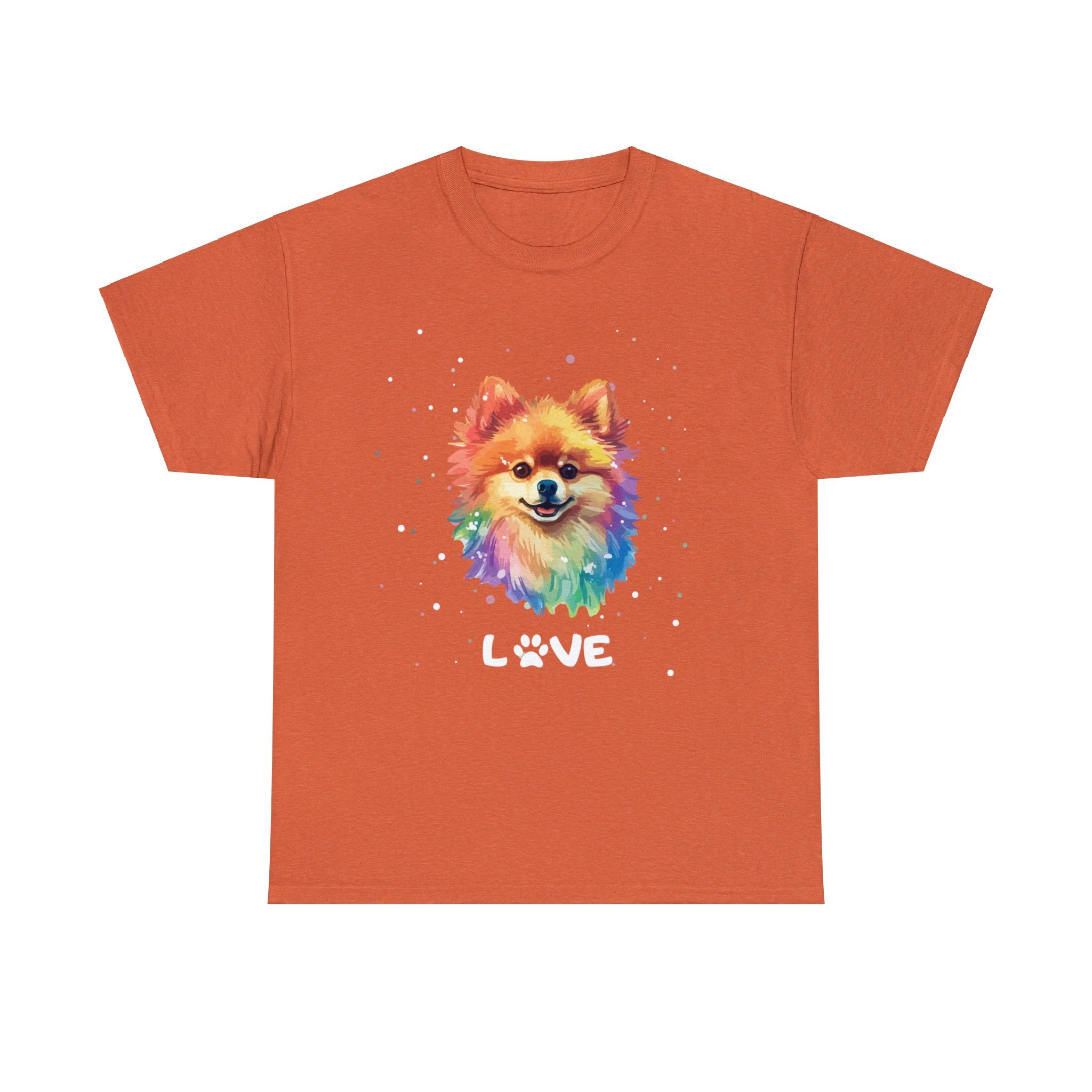 Dog T-Shirt: Pomeranian Love Dog T-Shirt: Pomeranian Love