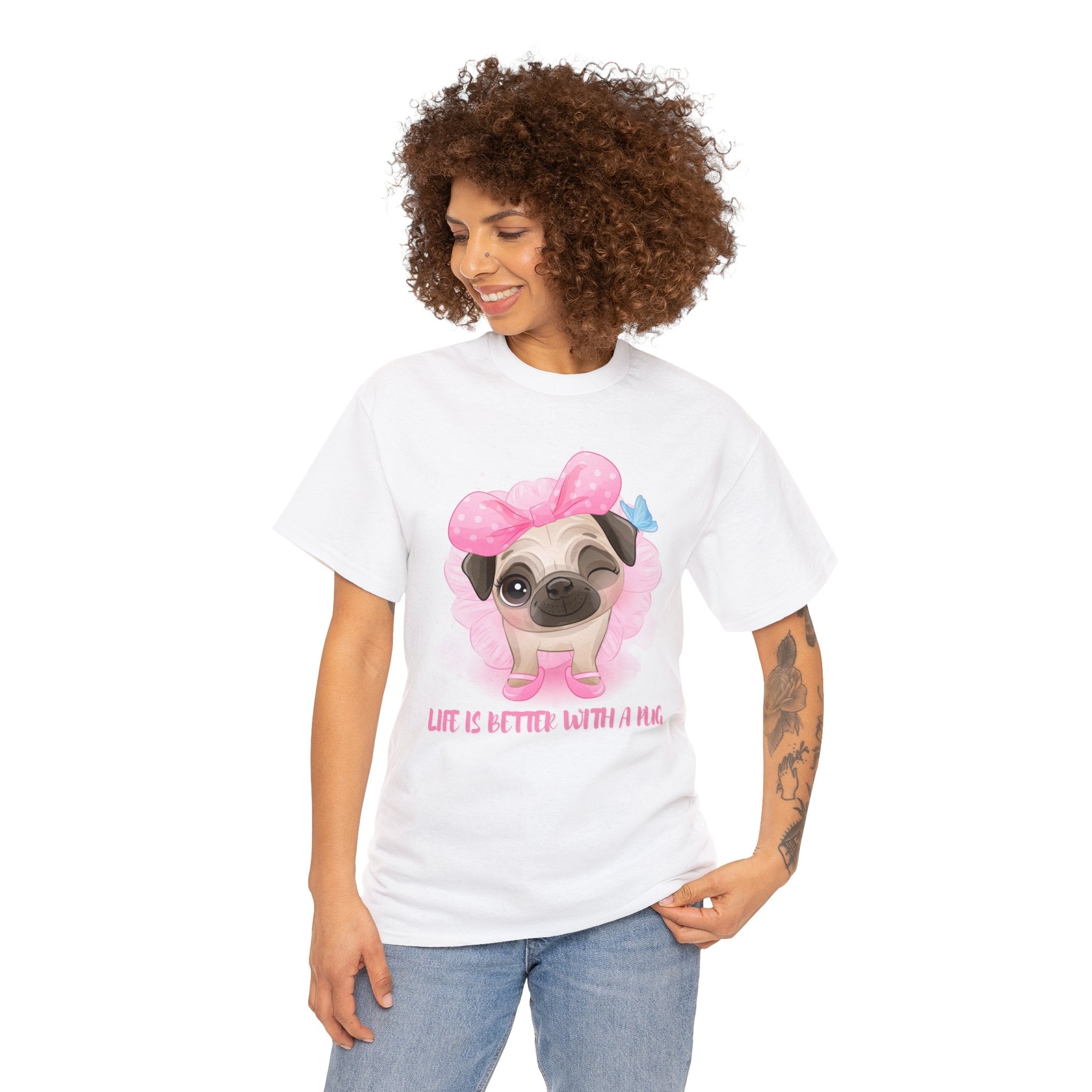 Pug T-Shirt: Life is Better with a Pug Pug T-Shirt: Life is Better with a Pug
