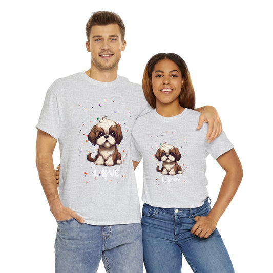 Dog T-Shirt: Shitzu Love