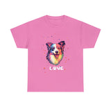 Dog T-Shirt: Border Collie Love Dog T-Shirt: Border Collie Love