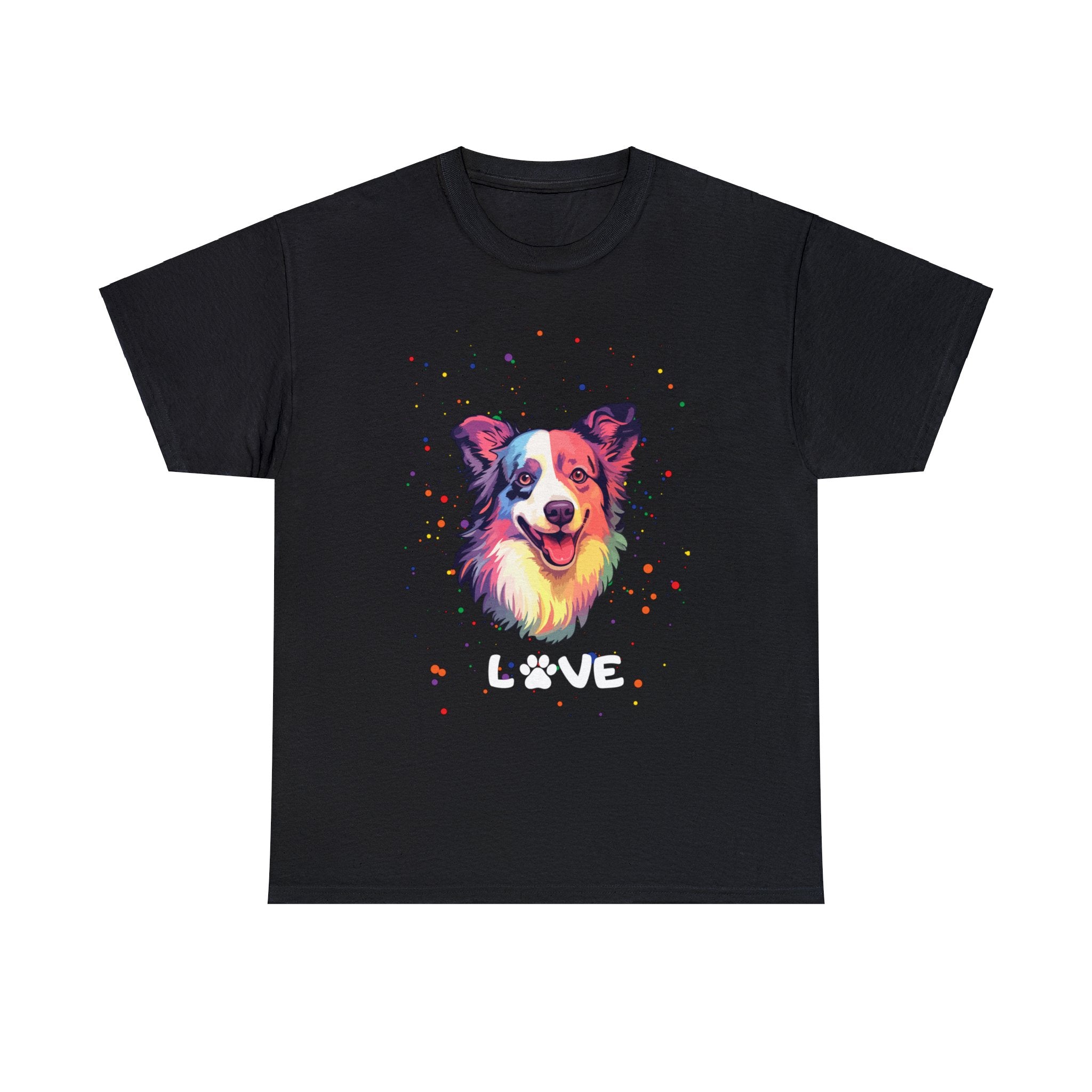 Dog T-Shirt: Border Collie Love Dog T-Shirt: Border Collie Love