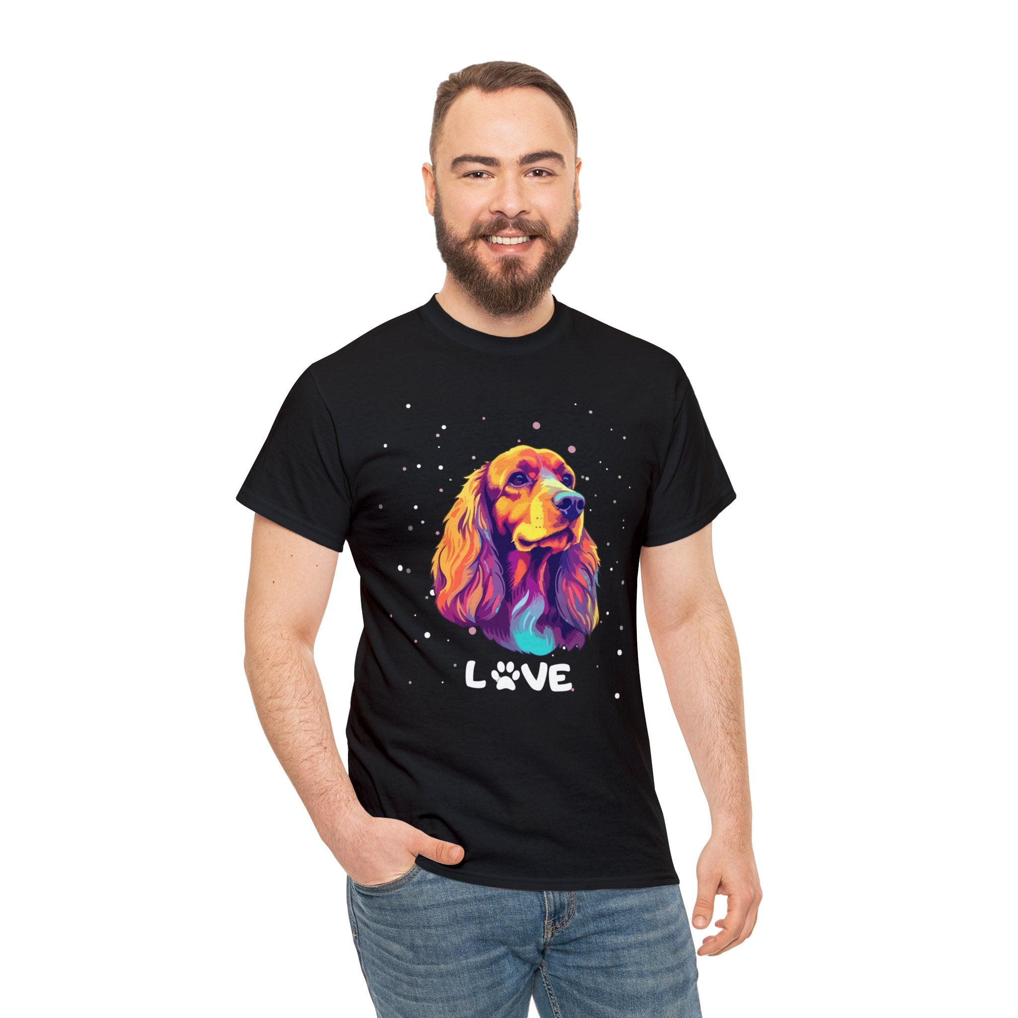 Dog T-Shirt: English Cocker Spaniel Love Dog T-Shirt: English Cocker Spaniel Love