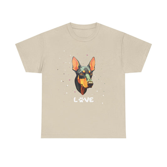 Dog T-Shirt: Doberman Love