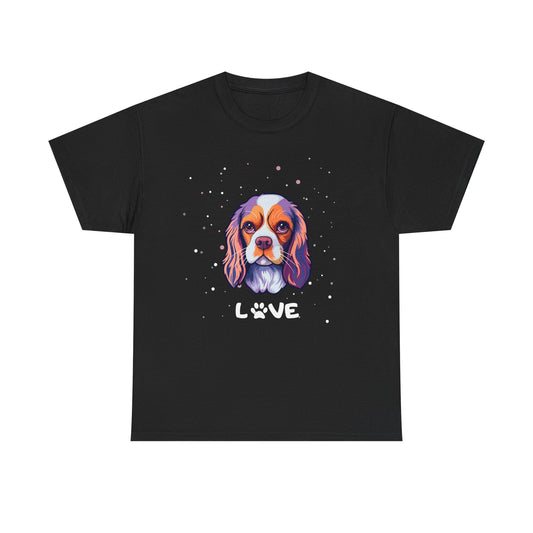 Dog T-Shirt: Cavalier King Charles Spaniel Love