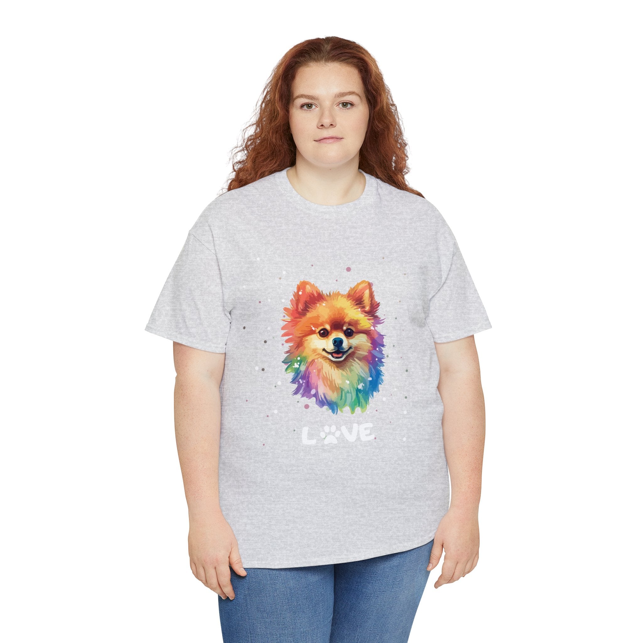 Dog T-Shirt: Pomeranian Love Dog T-Shirt: Pomeranian Love