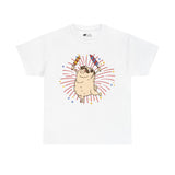 Pug T-Shirt: Pug Fireworks Pug T-Shirt: Pug Fireworks