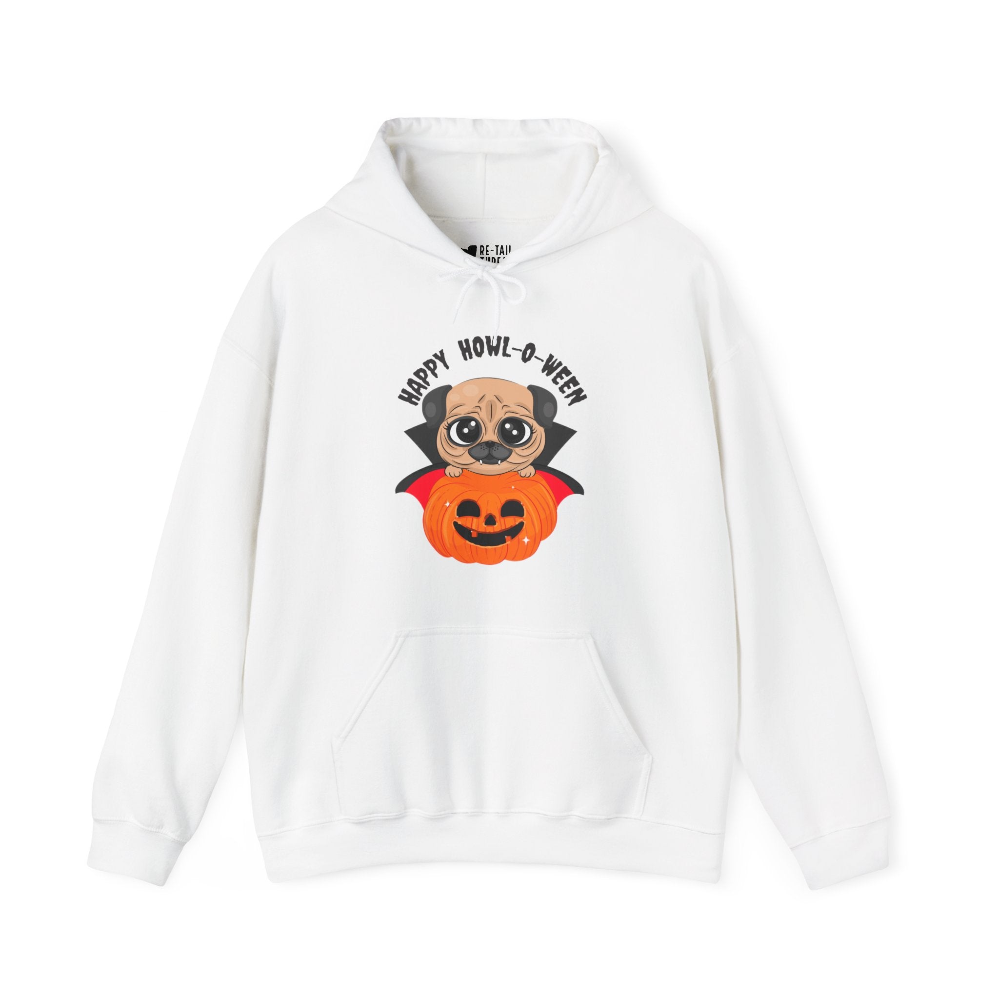 Halloween Hoodie: Pug Howl-O-Ween Halloween Hoodie: Pug Howl-O-Ween