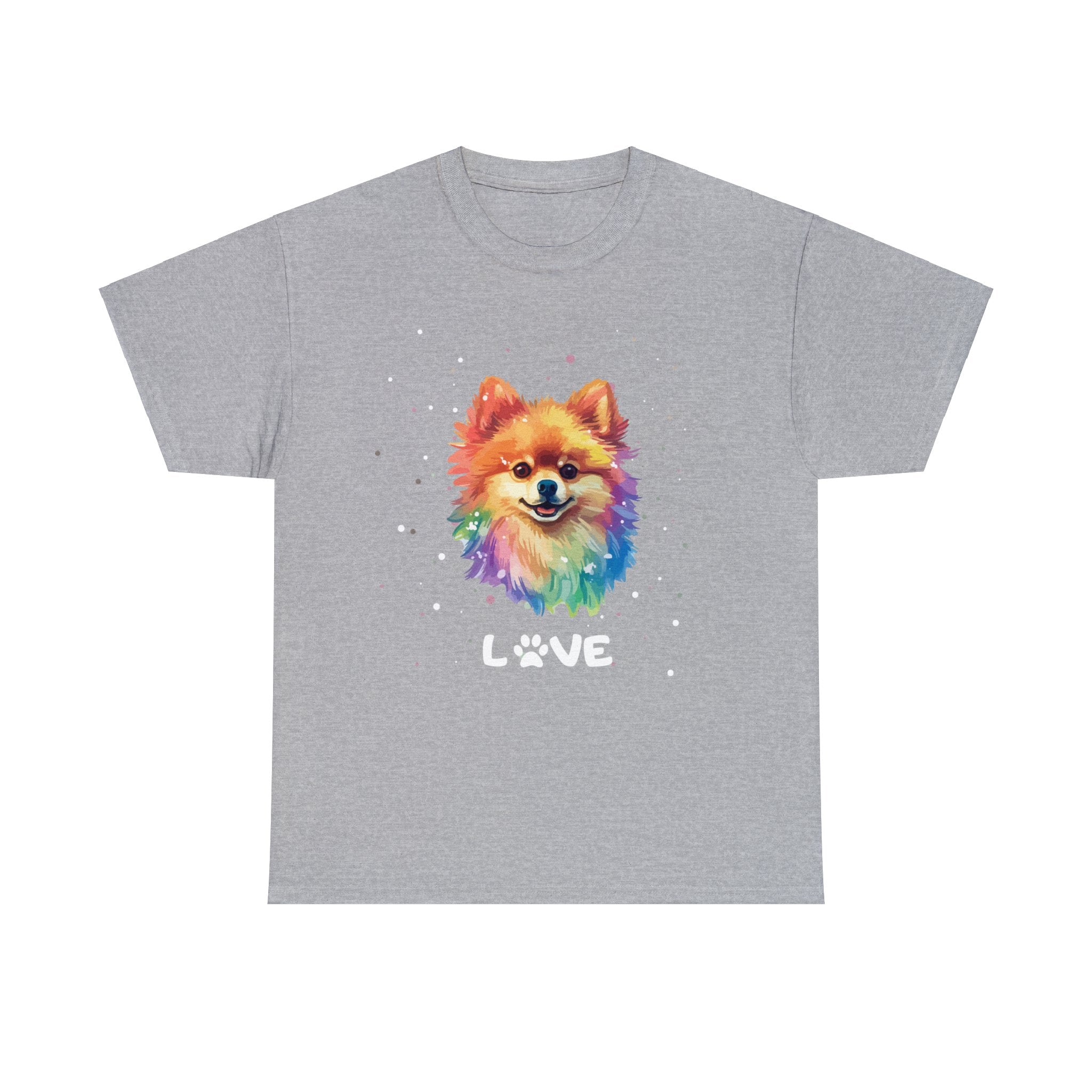 Dog T-Shirt: Pomeranian Love Dog T-Shirt: Pomeranian Love