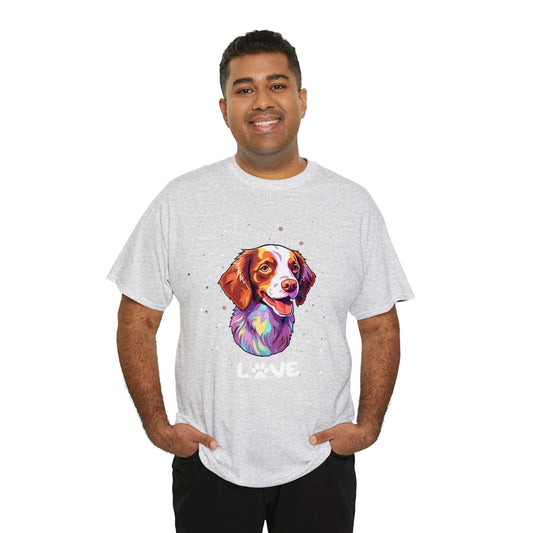 Dog T-Shirt: Brittany Spaniel Love